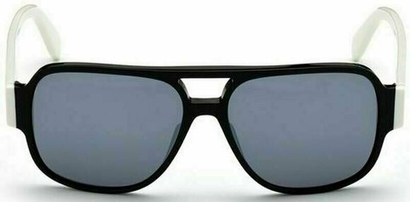 Lifestyle Glasses Adidas OR0006 01C Shine Black Solid White Milk/Mirror Silver L Lifestyle Glasses - 3