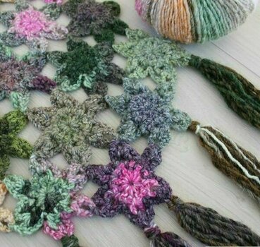 Knitting Yarn Katia Azteca 7869 Black/Rose/Green/Yellow - 3