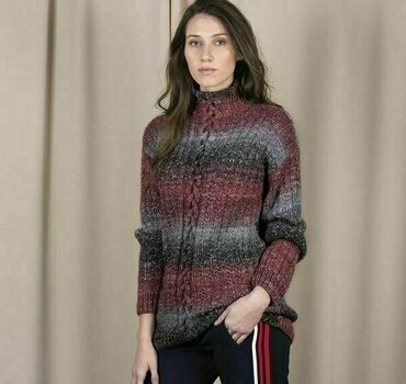 Fil à tricoter Katia Azteca Degradé 508 Red/Grey/Black Fil à tricoter - 2