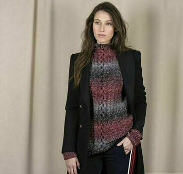 Fil à tricoter Katia Azteca Degradé 508 Red/Grey/Black Fil à tricoter - 3