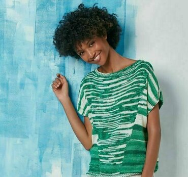 Fire de tricotat Katia Bora Bora 53 Off White/Green Fire de tricotat - 2