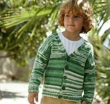 Fire de tricotat Katia Bora Bora 53 Off White/Green Fire de tricotat - 3