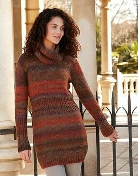 Fil à tricoter Katia Azteca 7839 Brown/Rust/Dark Violet Fil à tricoter - 3