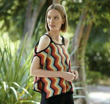 Pređa za pletenje Katia Cotton-Alpaca 102 Wine Red Pređa za pletenje - 3