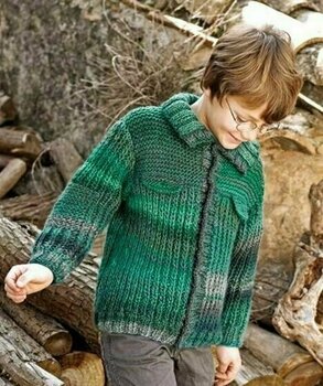 Fios para tricotar Katia Azteca 7844 Green - 2