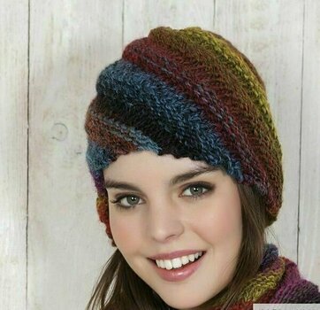 Przędza dziewiarska Katia Azteca 7854 Black/Lilac/Blue/Orange/Yellow - 3