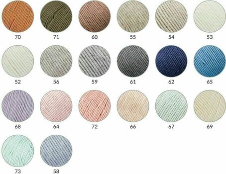 Fios para tricotar Katia Cotton Cashmere 55 Medium Beige - 7