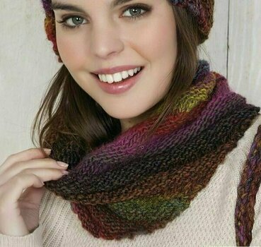 Przędza dziewiarska Katia Azteca 7854 Black/Lilac/Blue/Orange/Yellow - 4