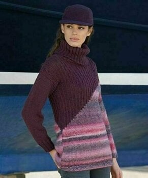 Fil à tricoter Katia Azteca 7857 Rose/Grey - 2