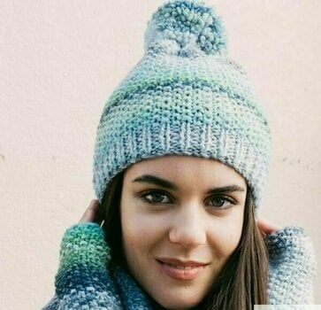 Knitting Yarn Katia Azteca 7863 Grey/Green/Blue - 2