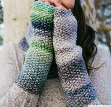 Fil à tricoter Katia Azteca 7863 Grey/Green/Blue - 4