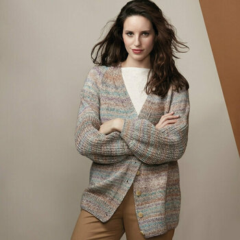 Fil à tricoter Katia Cotton Merino Craft 203 Brown/Lilac/Turquoise Fil à tricoter - 2