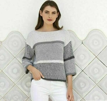 Stickgarn Katia Cotton Cashmere 61 Dark Grey - 2