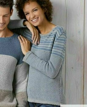 Fios para tricotar Katia Cotton Stretch 27 Grey Fios para tricotar - 3