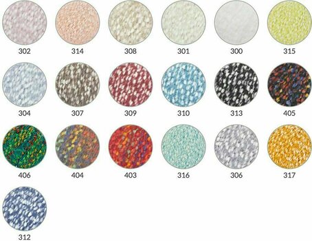 Knitting Yarn Katia Duende 405 Multicolour/Black - 7