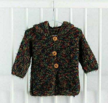 Fil à tricoter Katia Duende 406 Multicolour/Bottle Green - 2