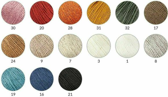 Knitting Yarn Katia Lino 100% 32 Reseda Green - 4