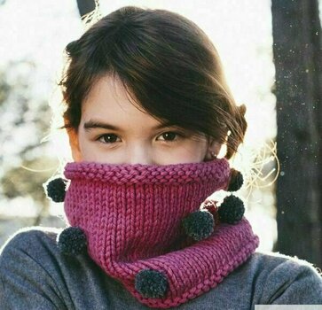 Fil à tricoter Katia Maxi Merino 27 Dark Fuchsia Fil à tricoter - 3