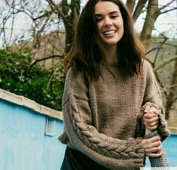 Mezgimo siūlai Katia Maxi Merino 39 Fawn Brown - 2