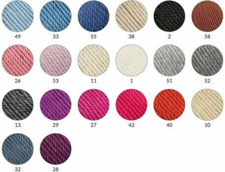 Fios para tricotar Katia Maxi Merino 53 Medium Rose - 5