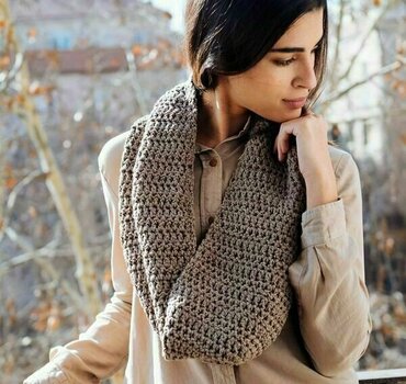 Fil à tricoter Katia Merino Seda 62 Fawn Brown Fil à tricoter - 3