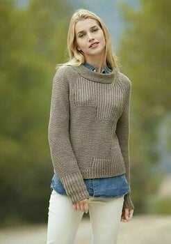 Fil à tricoter Katia Merino Seda 62 Fawn Brown Fil à tricoter - 4