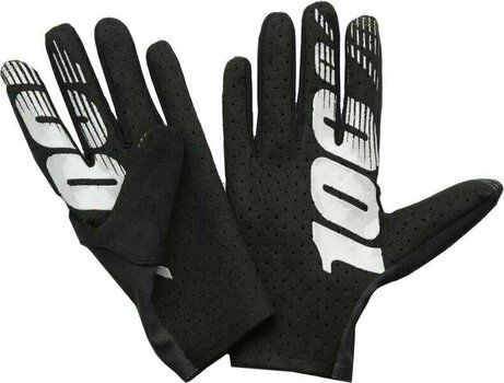Cyklistické rukavice 100% Celium Gloves Black/Fluo Yellow XL Cyklistické rukavice - 2