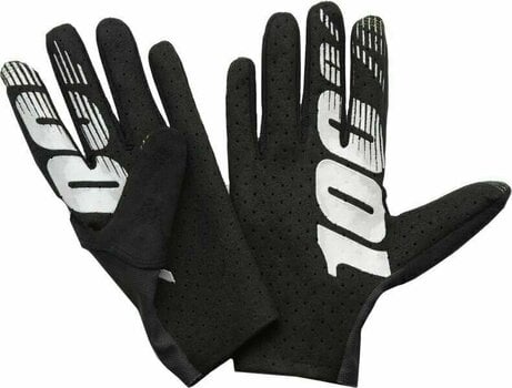 Cyklistické rukavice 100% Celium Gloves Fluo Yellow/Black 2XL Cyklistické rukavice - 2