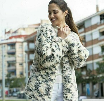 Strickgarn Katia Polar 207 Off White/Dark Grey Strickgarn - 3