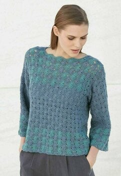 Knitting Yarn Katia Silky Lace 169 Jeans - 2
