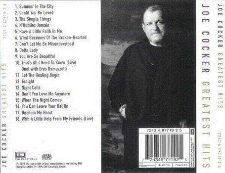 CD de música Joe Cocker - Greatest Hits (CD) - 9
