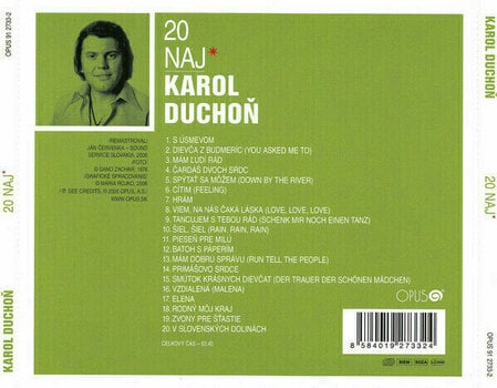 Glasbene CD Karol Duchoň - 20 Naj (CD) - 7