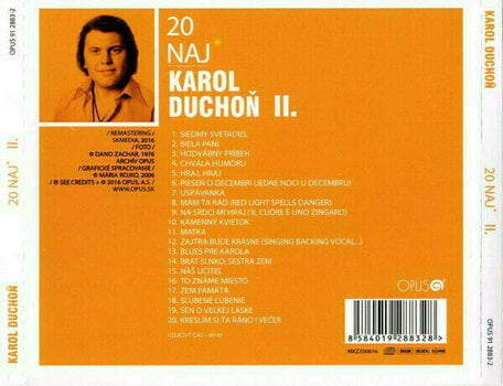 CD de música Karol Duchoň - 20 Naj, Vol. 2 (CD) - 8