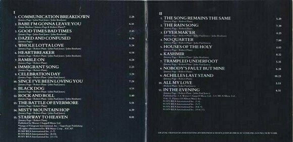Glazbene CD Led Zeppelin - Remasters (2 CD) - 4