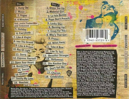 Hudobné CD Madonna - Celebration (2 CD) Hudobné CD - 14