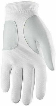 Gloves Wilson Staff Grip Plus Womens Golf Glove White LH M - 2