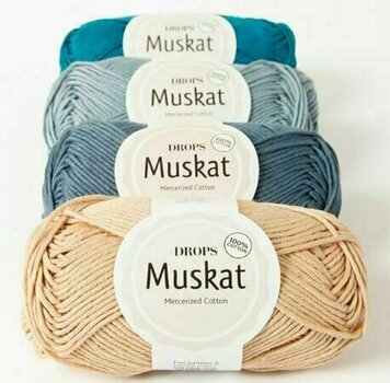Fil à tricoter Drops Muskat 02 Light Blue - 2