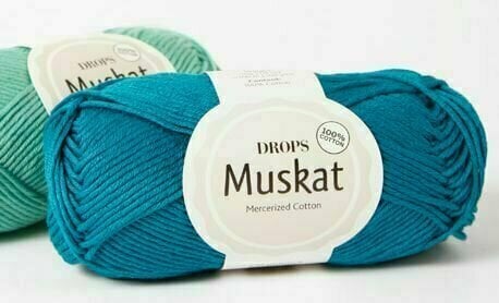 Fios para tricotar Drops Muskat 03 Mint - 2