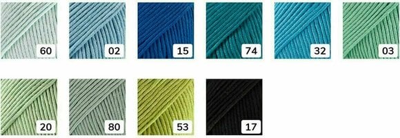 Fios para tricotar Drops Muskat 03 Mint - 7