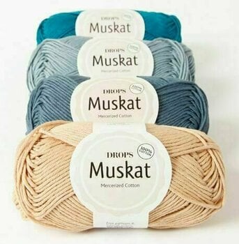 Knitting Yarn Drops Muskat 18 White - 2