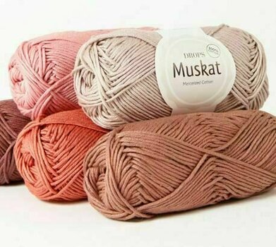Knitting Yarn Drops Muskat 41 Bordeaux - 2