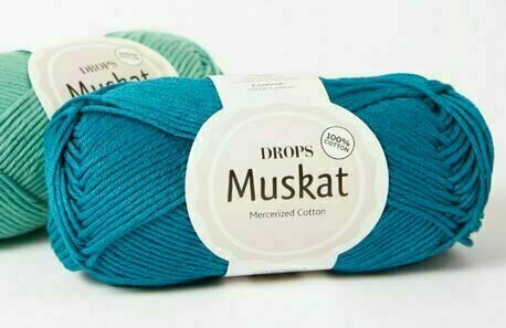 Fios para tricotar Drops Muskat 74 Petrol - 2