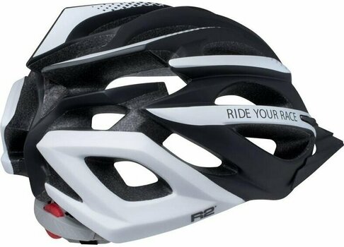 Capacete de bicicleta R2 Pro-Tec Helmet Matt Black/White M Capacete de bicicleta - 2