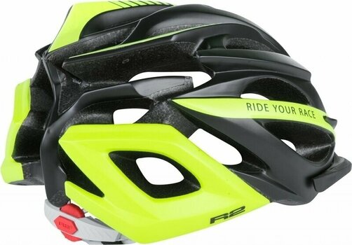 Cykelhjelm R2 Pro-Tec Helmet Black/Fluo Yellow M Cykelhjelm - 2