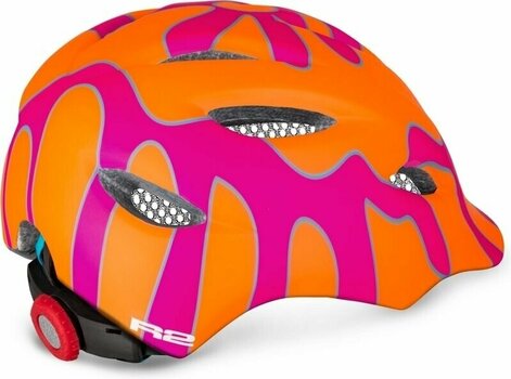 Kid Bike Helmet R2 Ducky Helmet Glossy Orange/Pink XS Kid Bike Helmet - 2
