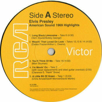 Vinyl Record Elvis Presley American Sound 1969 Highlights (2 LP) - 4