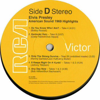 Vinyl Record Elvis Presley American Sound 1969 Highlights (2 LP) - 7