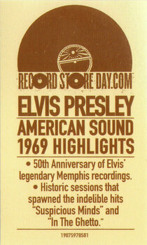 Disco de vinilo Elvis Presley American Sound 1969 Highlights (2 LP) - 8