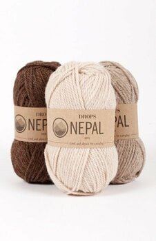 Knitting Yarn Drops Nepal 0100 Off White - 2