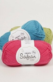 Fil à tricoter Drops Safran 02 Pink - 2